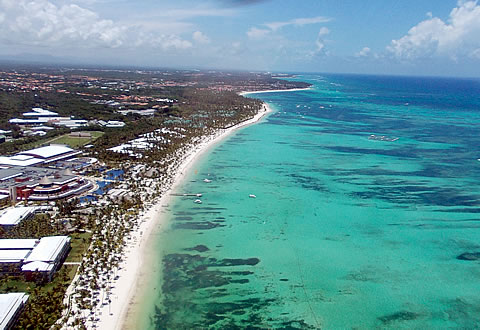 Punta Cana desde el aire