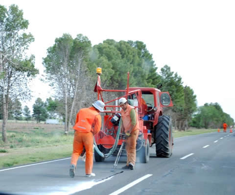 Trabajos de mantenimiento en Rutas Nacionales