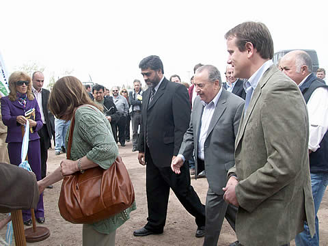 FOTO: Jorge inauguró una nueva oficina de turismo en La Adela