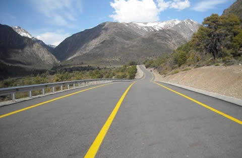 Chile terminó la pavimentación del Paso El Pehuenche