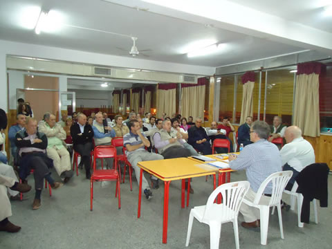 movilización por la pavimentación de la Ruta 70