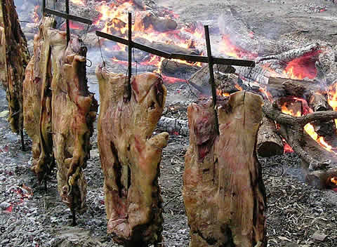 FOTO: Asado al asador