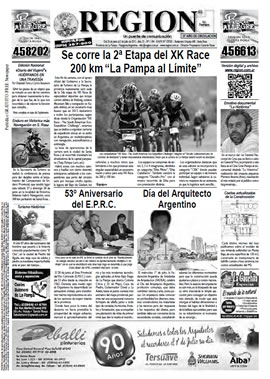 Tapa de Semanario REGION®