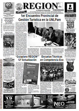 Tapa de Semanario REGION®