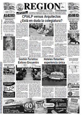 Tapa de Semanario REGION®