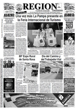 Tapa de Semanario REGION®