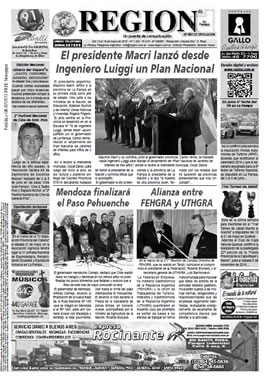 Tapa de Semanario REGION