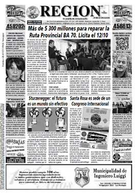 Tapa de Semanario REGION