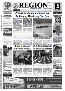 Tapa de Semanario REGION