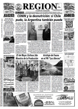 Tapa de Semanario REGION