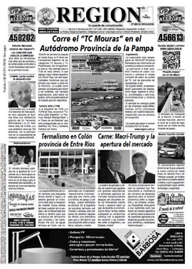 Tapa de Semanario REGION