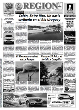 Tapa de Semanario REGION