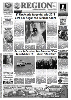 Tapa de Semanario REGION