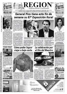 Tapa de Semanario REGION