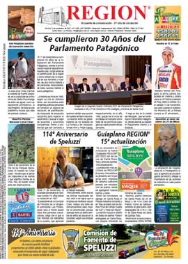 Tapa de Semanario REGION